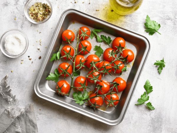 Tomates cherrys asados